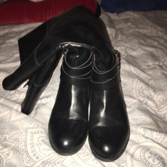 jcpenney black ankle boots